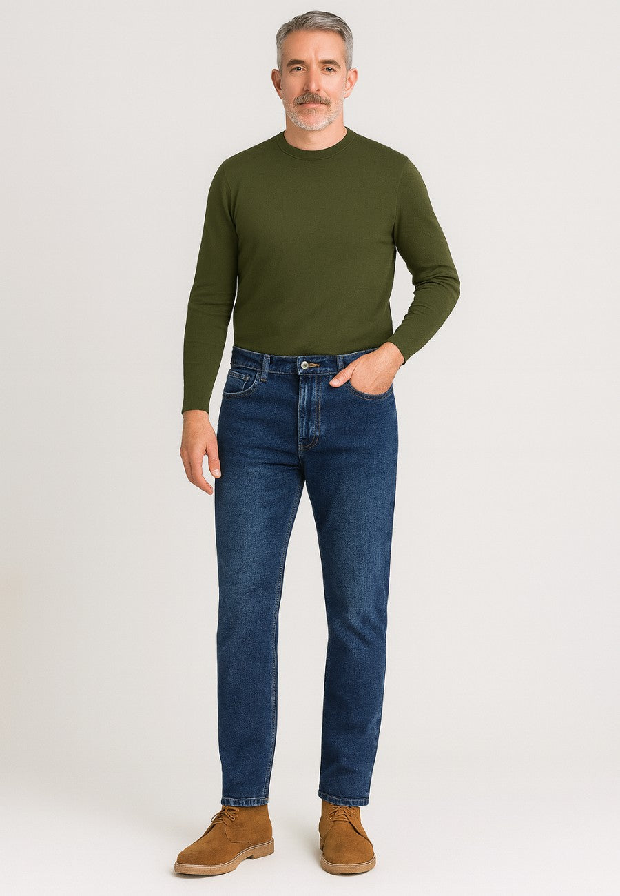 Pantalones tejanos de tiro alto y elastico T'ESTIMU 120