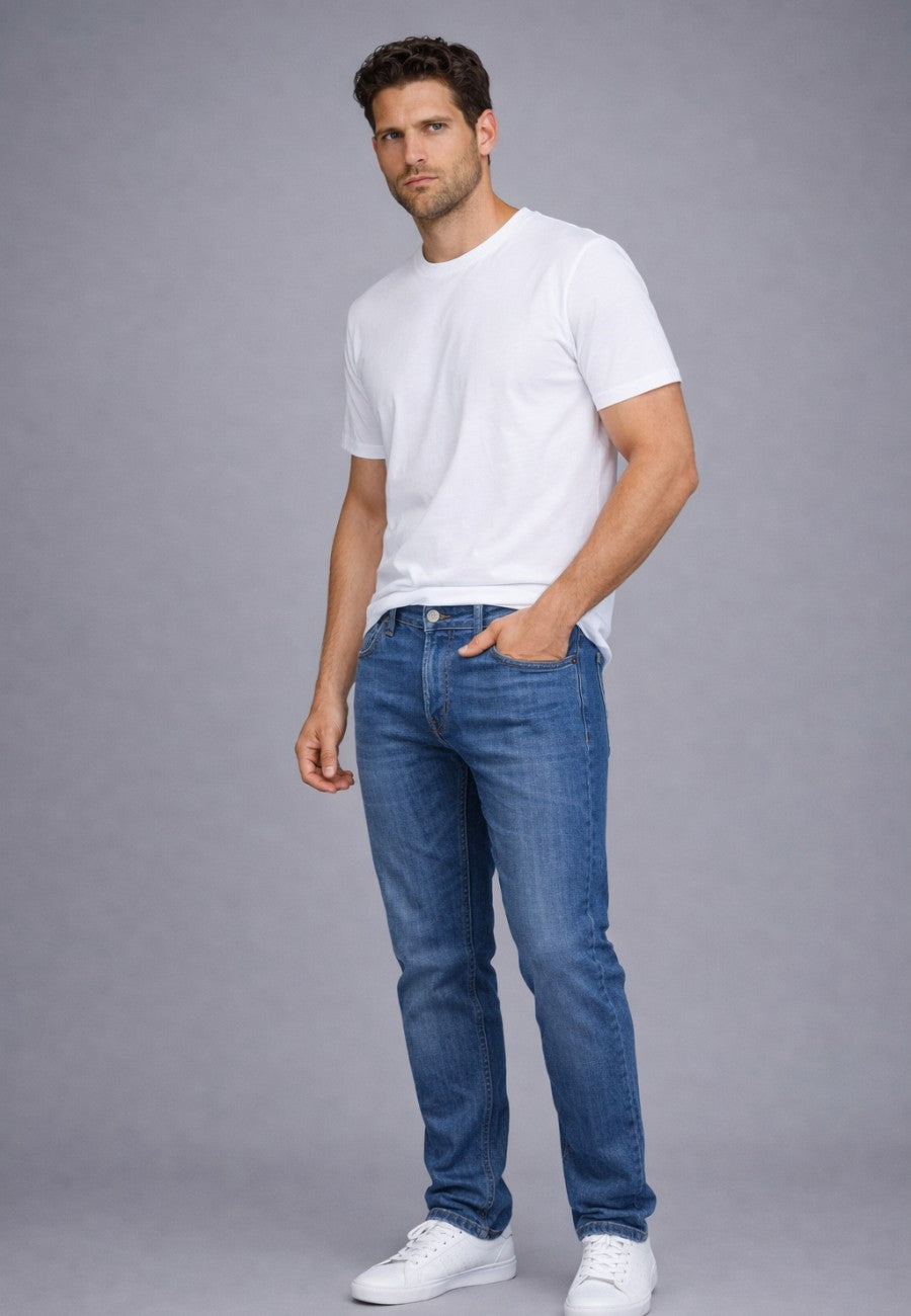 Tejano de verano elástico azul medio- T'estimu 205 en testimu.com de T'estimu Moda