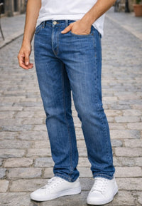 Tejano de verano elástico azul medio- T'estimu 205 en testimu.com de T'estimu Moda