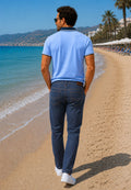 Pantalones tejanos de verano Senda (tiro alto y elásticos)