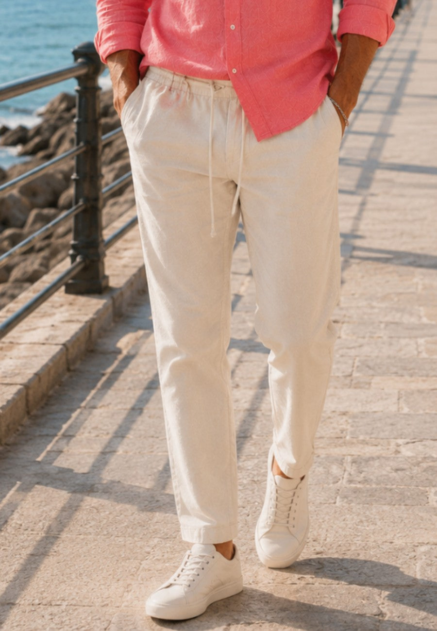 Pantalón Tossa de Mar de lino y algodón para el verano