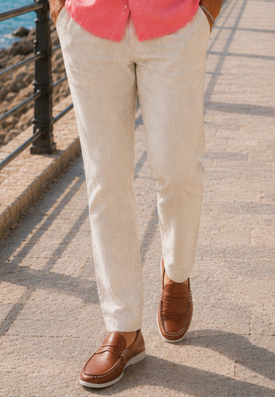 Pantalón Tossa de Mar de lino y algodón para el verano