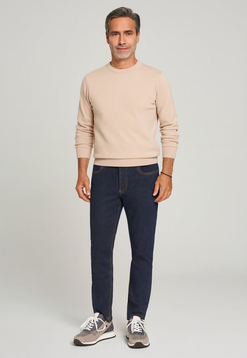 Pantalón Vaquero clásico piedra oscura corte recto