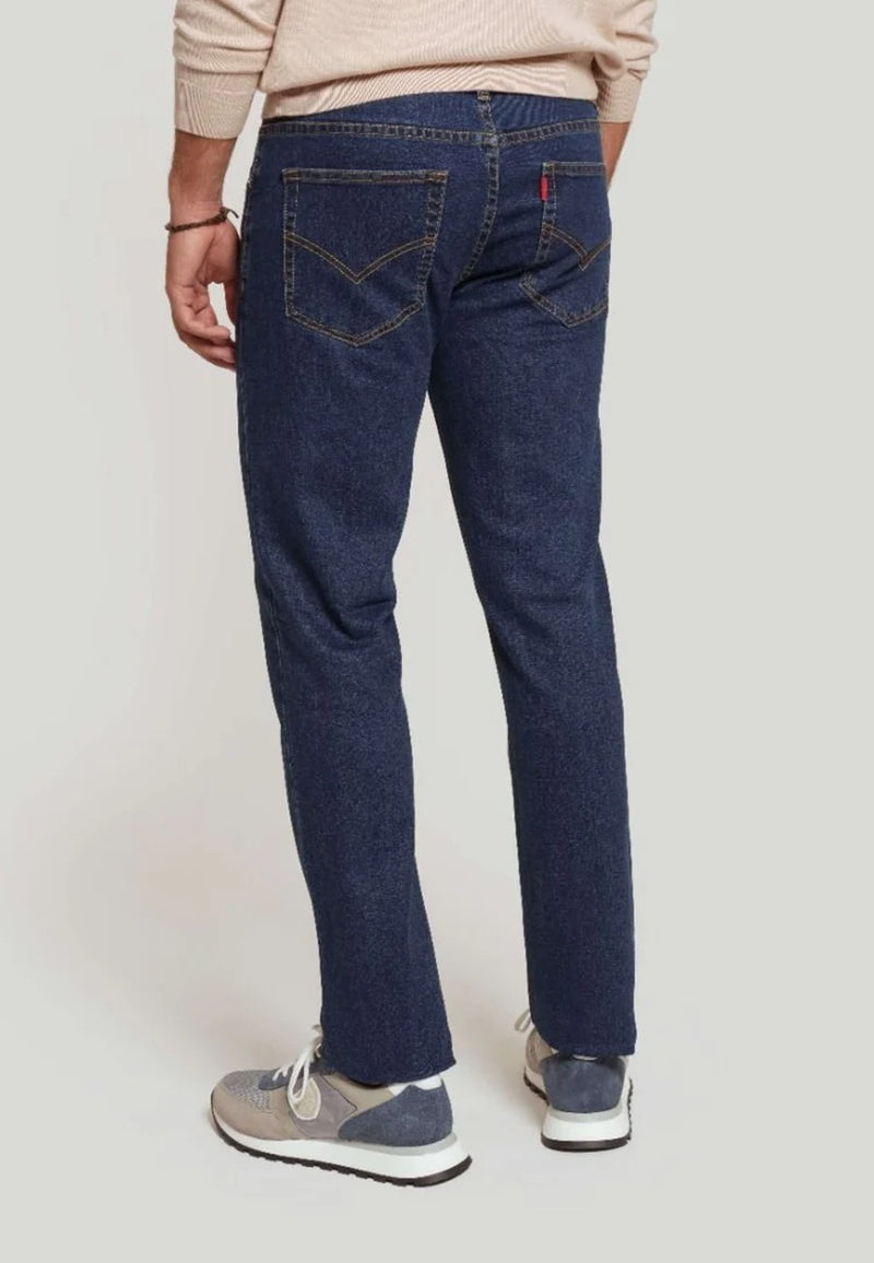 Pantalón Vaquero clásico piedra oscura corte recto