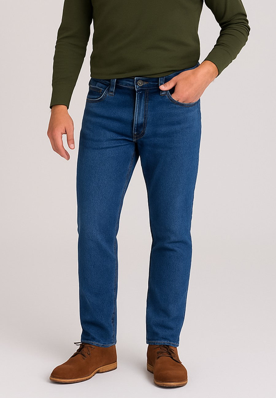 Tejano 4 estaciones en color azul medio