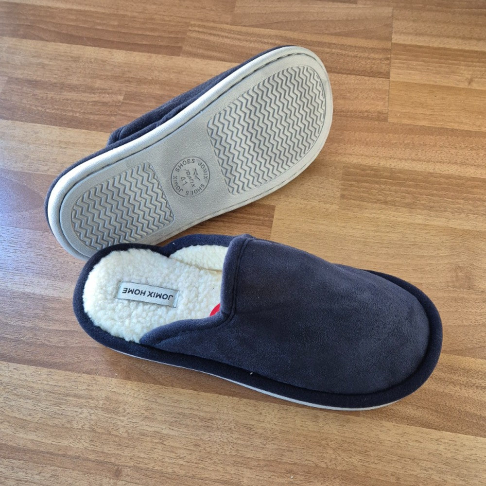 Zapatillas de estar por casa para hombre color azul marino JH