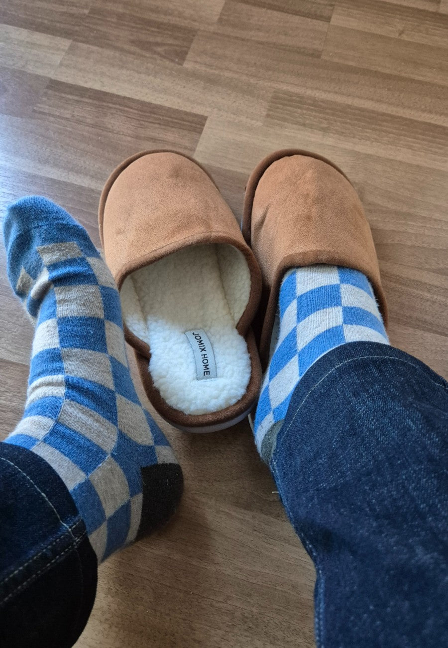 Zapatillas de estar por casa para hombre color camel JH