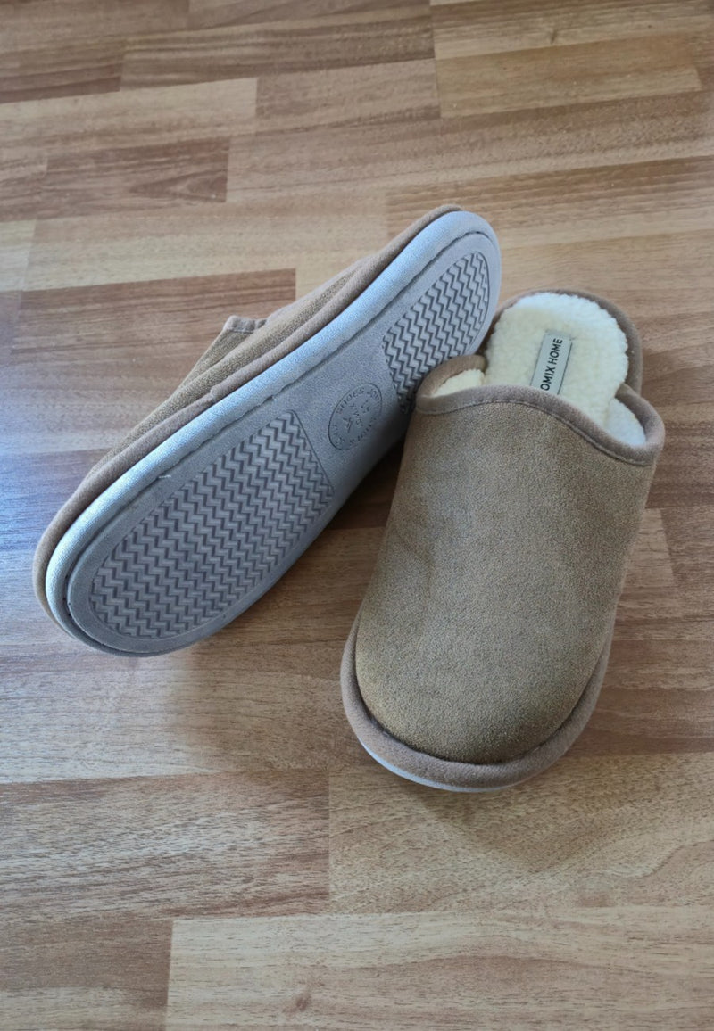 Zapatillas de estar por casa para hombre color marrón JH