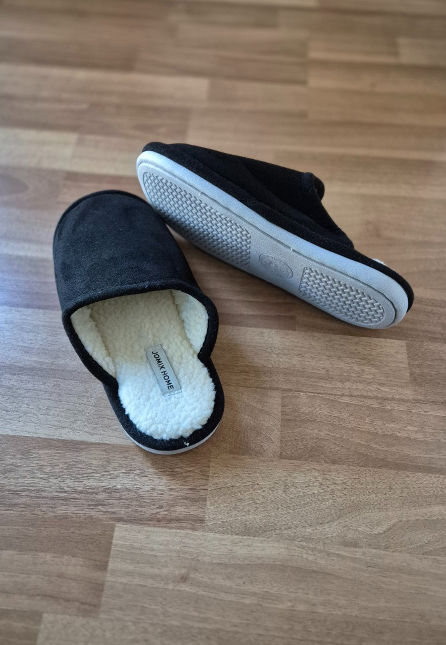 Zapatillas de estar por casa para hombre color negro JH – Testimu Moda