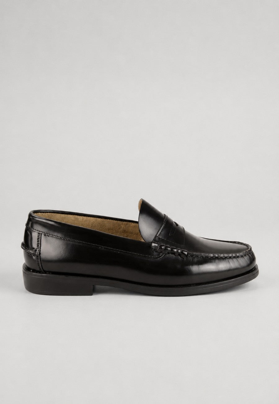 Zapatos Castellanos de piel negros para hombre