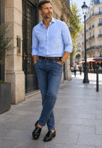 Zapatos castellanos de piel negros para hombre