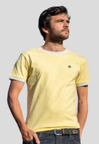 Camiseta de algodón Orgánico Amarilla