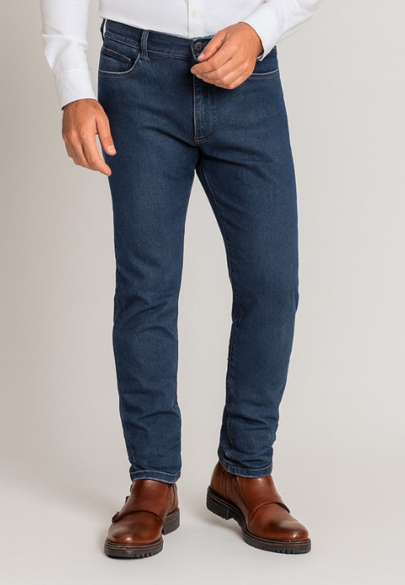 Botas de piel con hebillas para hombre en color marrón