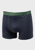 Organic Cotton Men's Boxer Shorts - Pink Band 