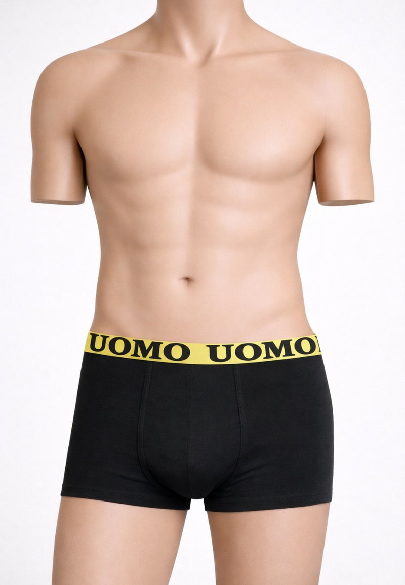 Bóxer Cinta amarilla corto de pierna