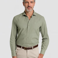 Camisa de hombre premium en color KaKI