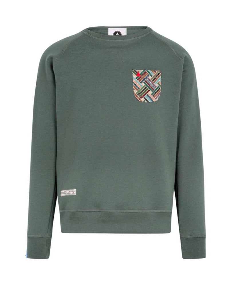 Sudadera Caqui con bolsillo en testimu.com de T'estimu Moda