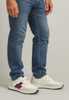 Zapatillas casuales de cierre con velcro Blancas para hombre - ALDAIA