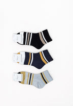 Packs de tres Calcetines tobilleros de hombre de fibras de Bambú