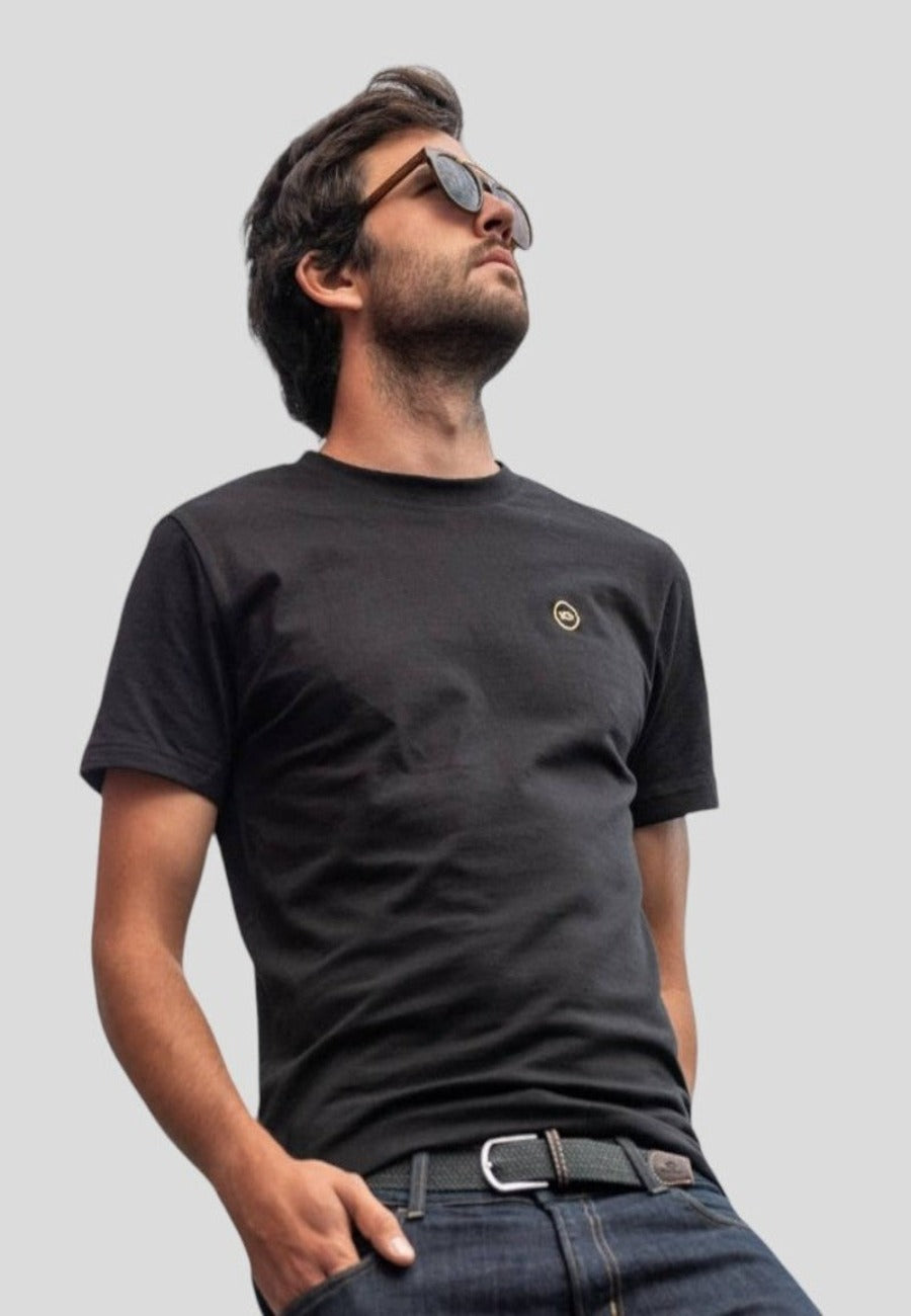 Camiseta Negra para Hombre en T'estimu