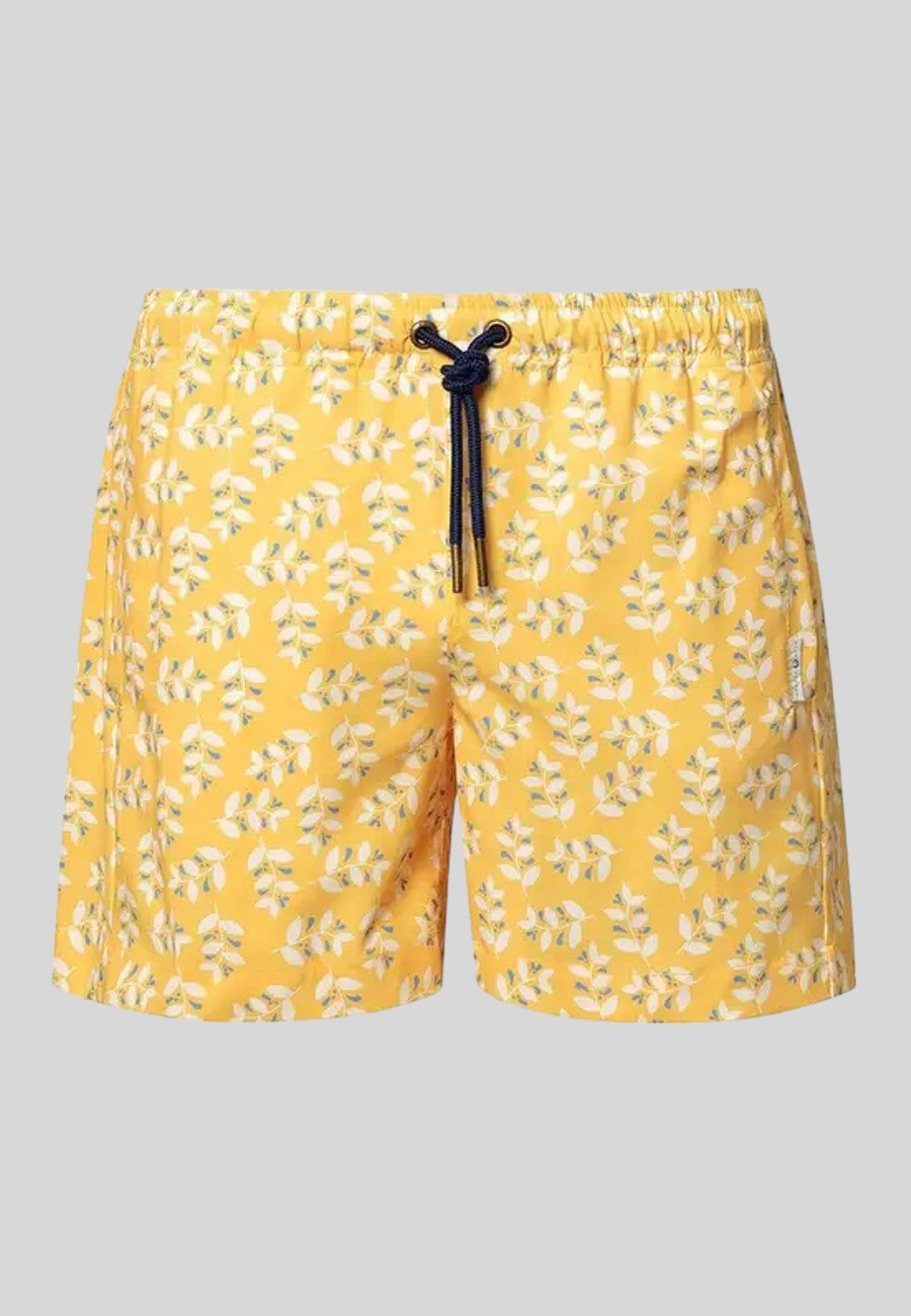Bañador para hombre Amarillo Flowery en testimu.com de T'estimu Moda
