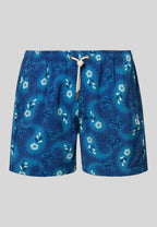 Bañador para hombre azul marino Flowers en testimu.com