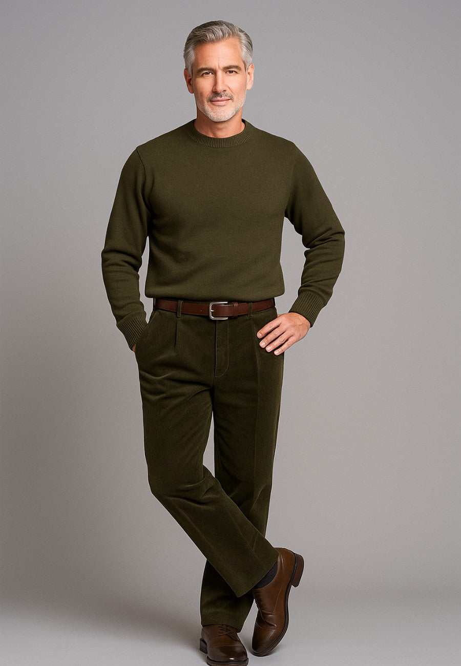 Pantalón de pana clásico Premium de talla 40 a la 68