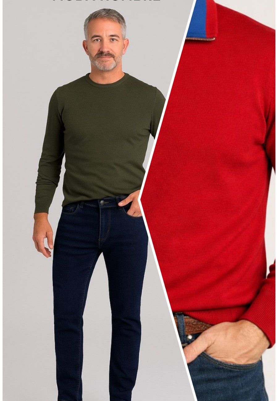 Combo ahorro 10% tejanos y jersey