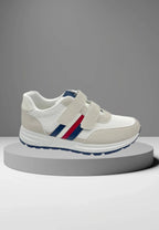 Zapatillas casuales de cierre con velcro Blancas para hombre - ALDAIA