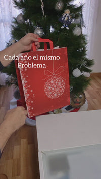 Cinturón de piel con caja de regalo en color negro