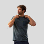 Camiseta Rayas verdes de algodón reciclado en testimu.com de T'estimu Moda