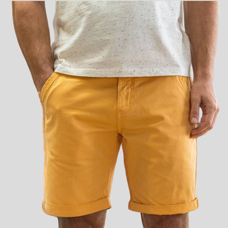 Pantalones cortos color ocre