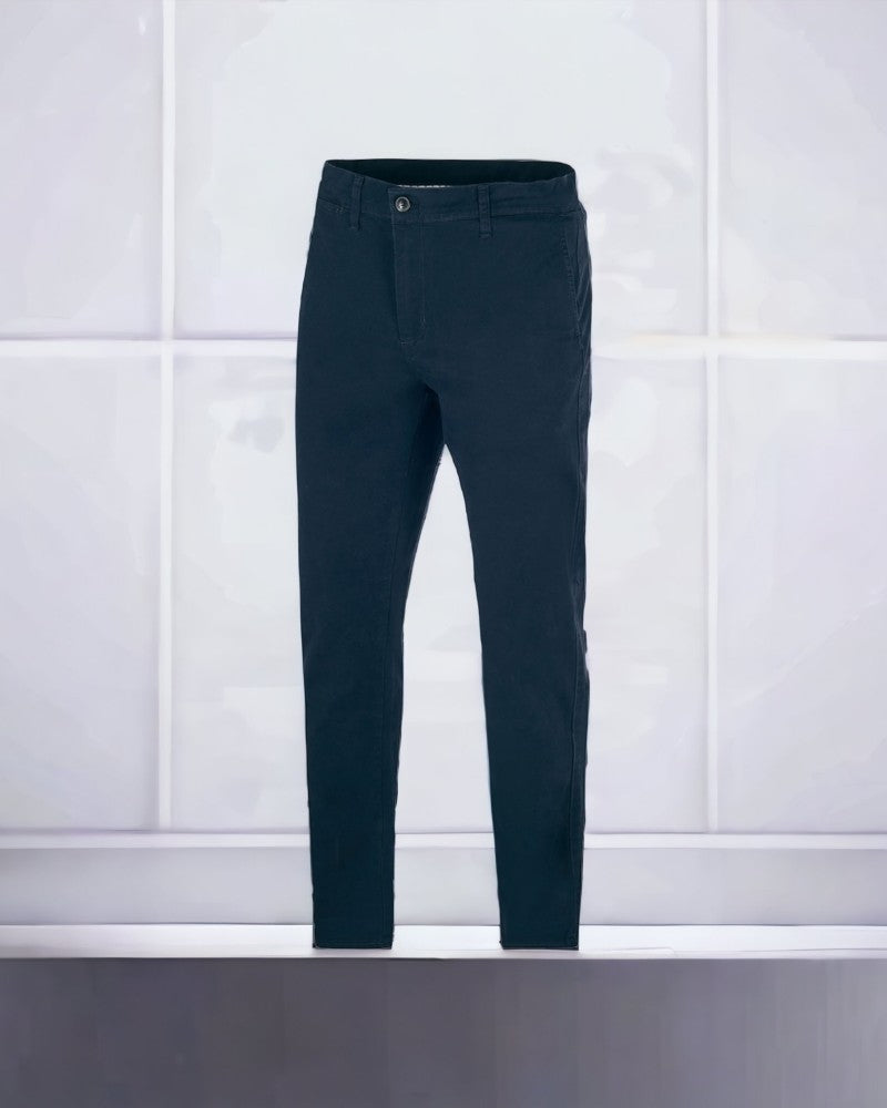 Pantalones casual chinos elásticos Azul Marino- Sport