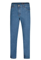 Tejano Elastico Azul oscuro de T'estimu Moda en testimu.com