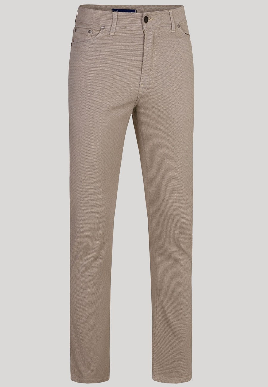 Pantalon de verano tipo Jeans en tejido estructurado - CHICAGO