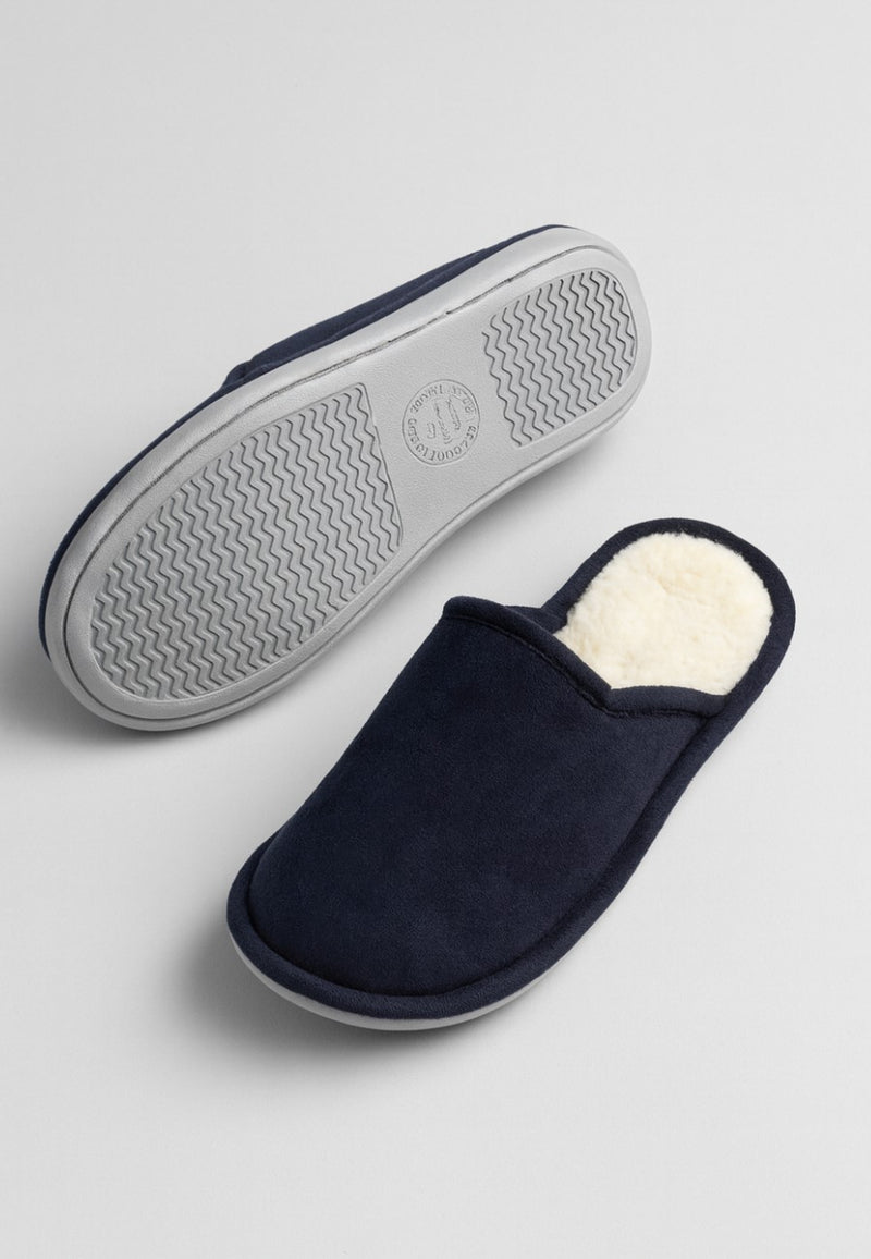 Zapatillas de estar por casa para hombre color azul marino JH
