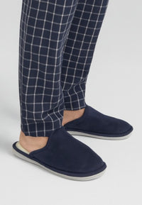 Zapatillas de estar por casa para hombre color azul marino JH