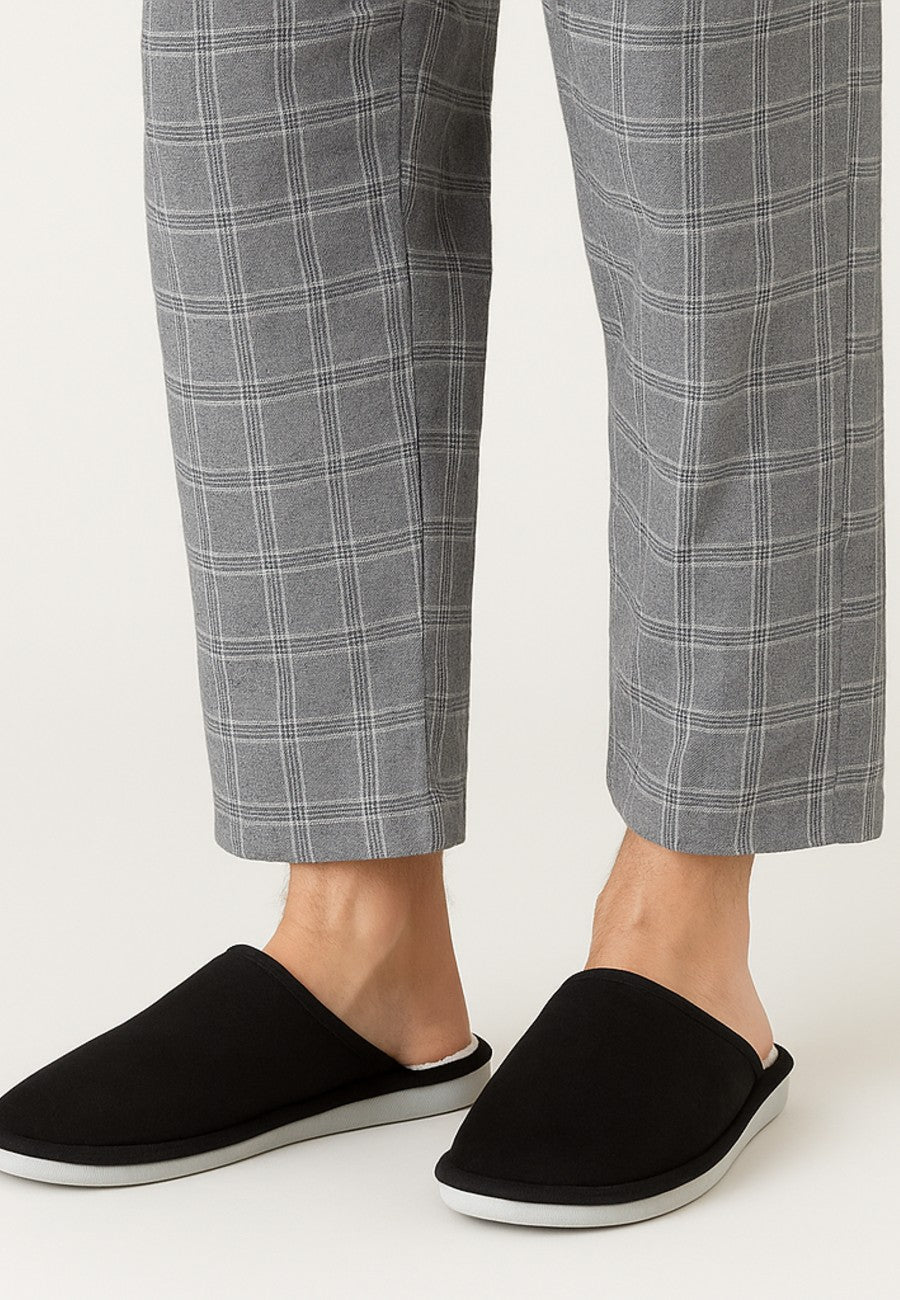 Zapatillas de estar por casa para hombre color negro JH