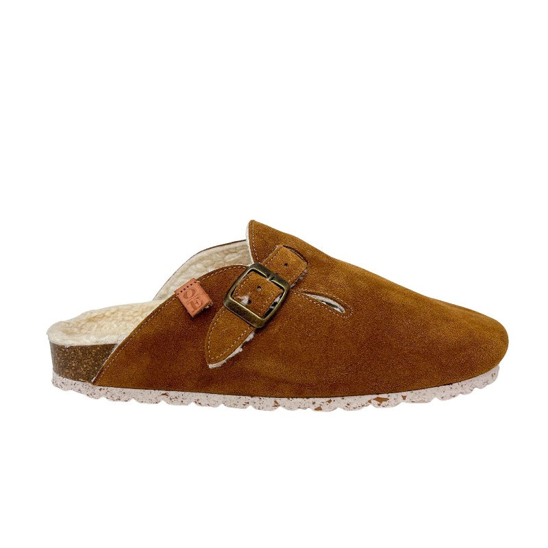 Zapatillas de estar por casa de Piel marrón claro en testimu.com de T'estimu Moda