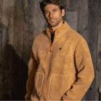 Sudadera Sherpa Forro Polar Camel en testimu.com de T'estimu Moda