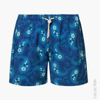 Bañador para hombre azul marino Flowers en testimu.com