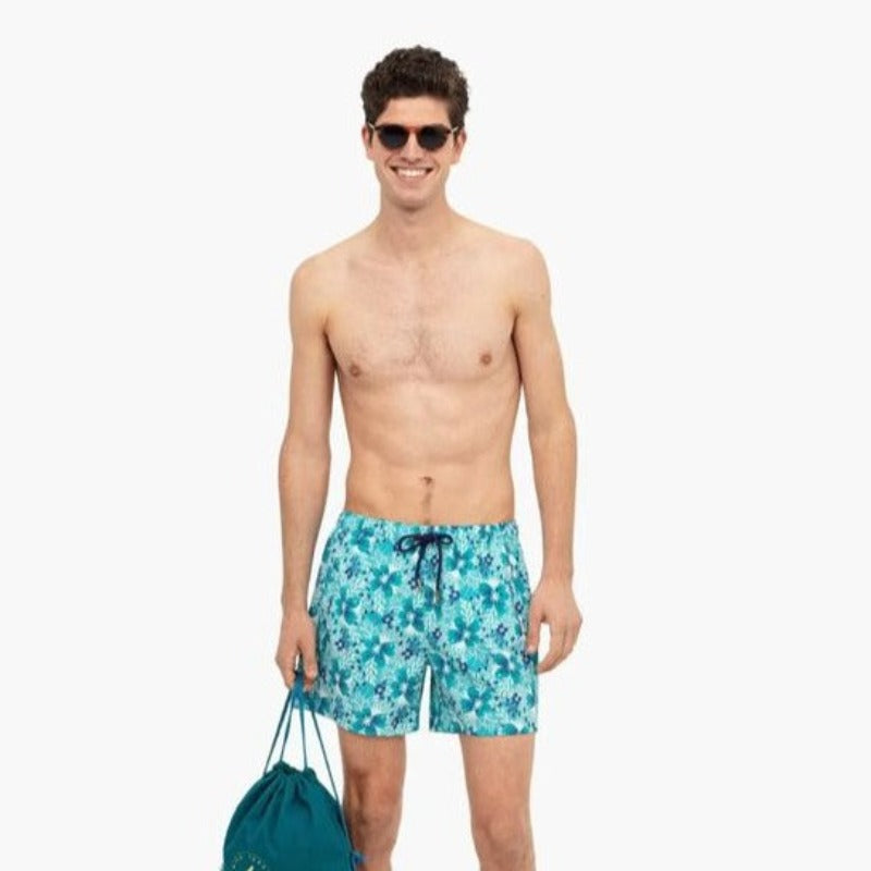Bañador para hombre Blanco y azul Blossom en Testimu.com