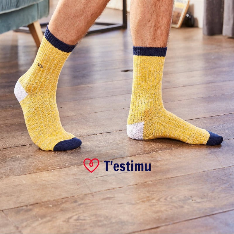 Calcetines Radiant, de algodón Hecho a mano Para Hombre