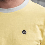 Camiseta de algodón Orgánico Amarilla