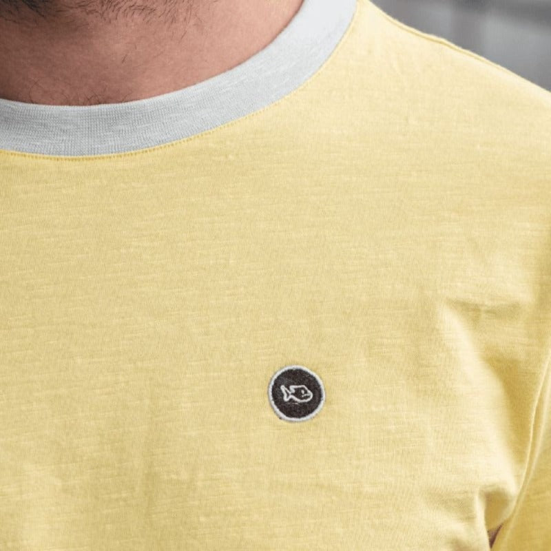 Camiseta de algodón Orgánico Amarilla