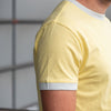 Camiseta de algodón Orgánico Amarilla