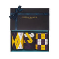 Caja Calcetines de regalo para hombre Amarillo Dorado