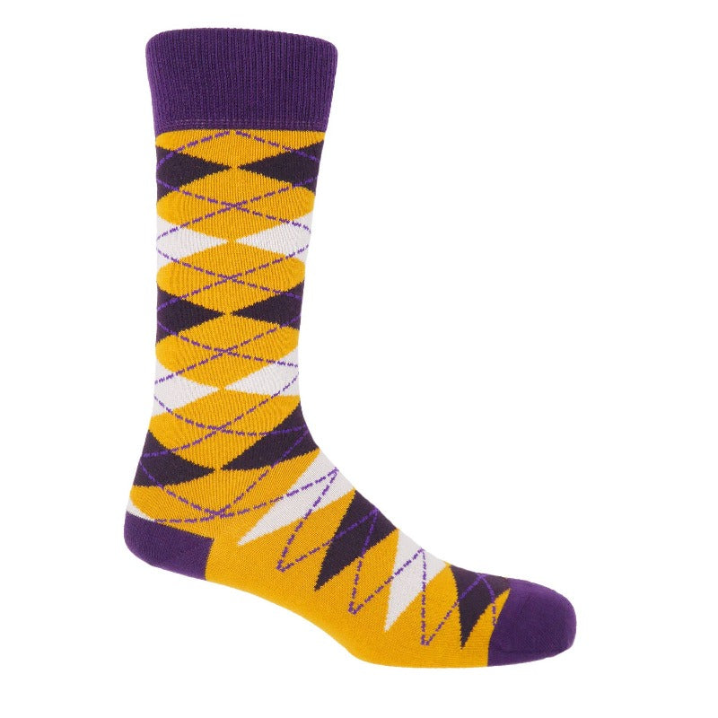 Caja Calcetines de regalo para hombre Amarillo Dorado