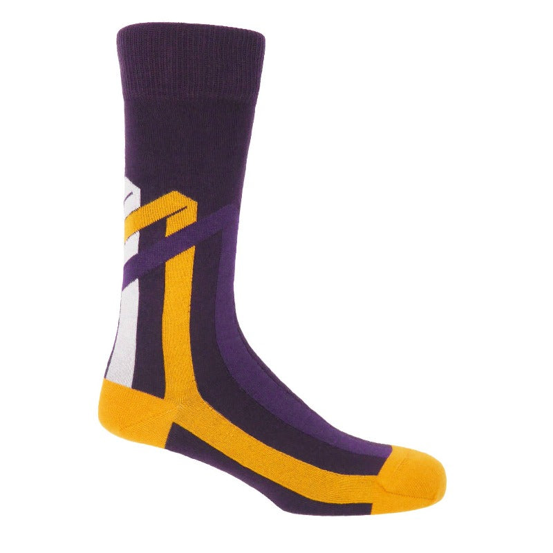 Caja Calcetines de regalo para hombre Amarillo Dorado