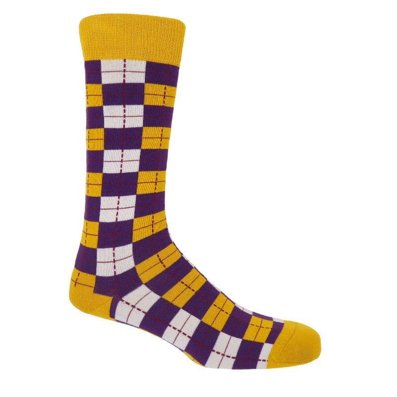 Caja Calcetines de regalo para hombre Amarillo Dorado